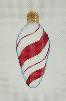 Red Peppermint Swirl Bulb
