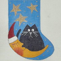 Kitty in the Moon Mini Sock