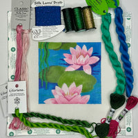 Waterlilies with threads