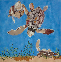 Sea Turtles Swimming
