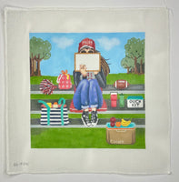 Stitching Girl - Football Mom
