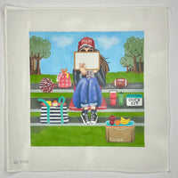 Stitching Girl - Football Mom