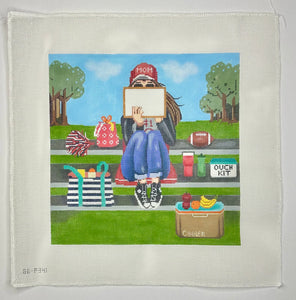 Stitching Girl - Football Mom