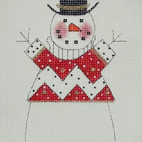 Zig Zag Sweater Snowman