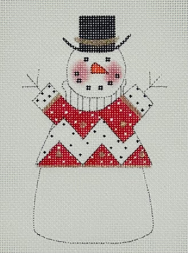 Zig Zag Sweater Snowman