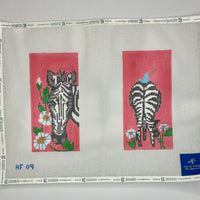 Zebra Double Eyeglass Case