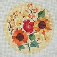 Autumn Floral Round
