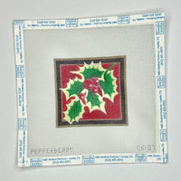 Holly Christmas Coaster