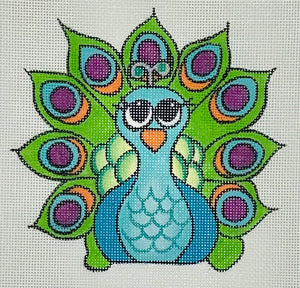 Turquoise & Lime Peacock