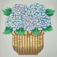 Nantucket Basket with Hydrangea