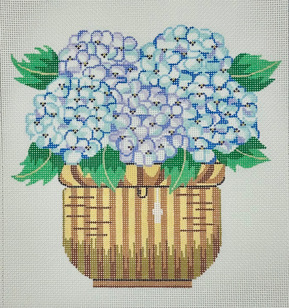 Nantucket Basket with Hydrangea