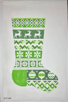 Green Diamonds Stocking
