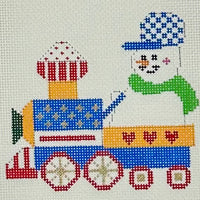 Snowman Express with stitch guide