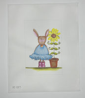 Rabbit with Sunflower
