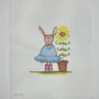 Rabbit with Sunflower