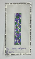 Violets in Ivory Bookmark
