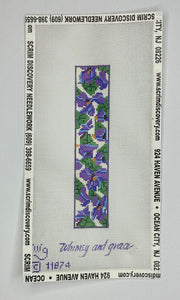 Violets in Ivory Bookmark