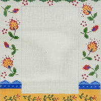 Folk Style Yellow Floral Frame