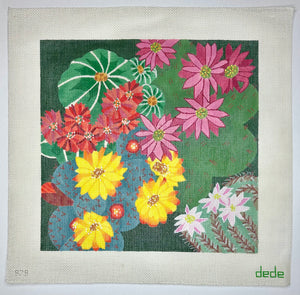 Cactus Flowers Pillow