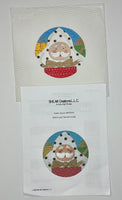 Polka Santa with stitch guide

