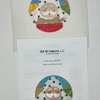 Polka Santa with stitch guide