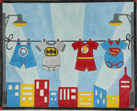 Boys Superhero Clothesline
