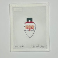 Santa Face Light Bulb