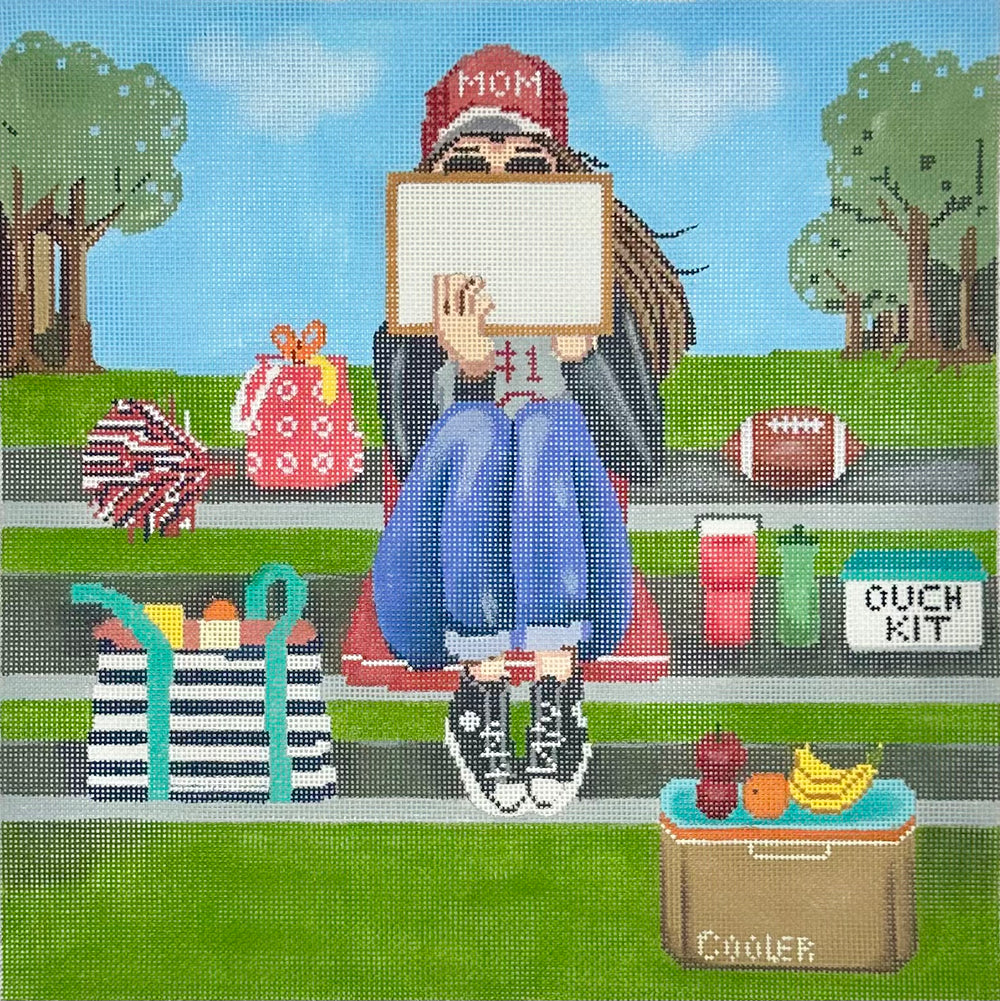 Stitching Girl - Football Mom