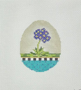 Lilac Primrose Egg with stitch guide