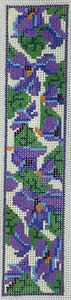 Violets in Ivory Bookmark