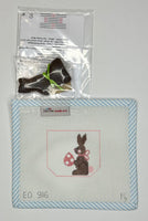 Chocolate Bunny Basket with stitch guide
