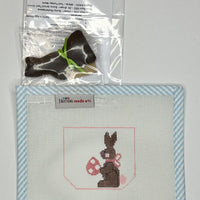 Chocolate Bunny Basket with stitch guide