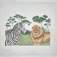 Lion & Zebra