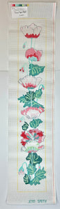 Chinese Poppies Bellpull