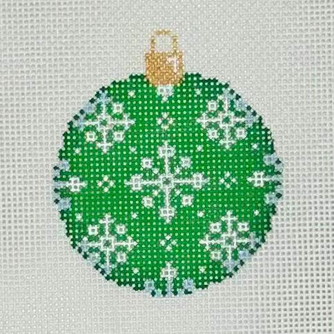 Green Snowflake Mini Ball