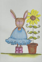 Rabbit with Sunflower
