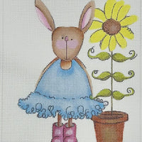 Rabbit with Sunflower