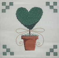 Heart Topiary Pillow
