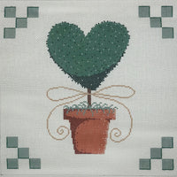 Heart Topiary Pillow