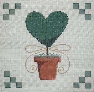 Heart Topiary Pillow