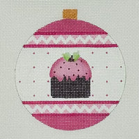 Pink Figgy Pudding Ornament
