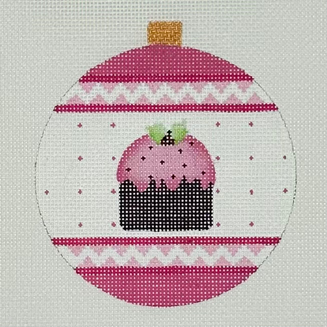 Pink Figgy Pudding Ornament