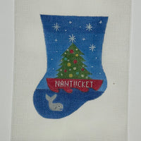 Nantucket Mini Sock in Blue