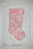 Karen's Pink Damask Midi Stocking
