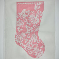 Karen's Pink Damask Midi Stocking