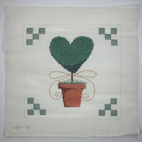 Heart Topiary Pillow