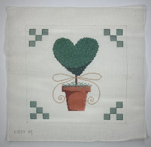 Heart Topiary Pillow