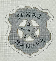 Texas Ranger Badge Ornament
