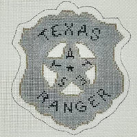 Texas Ranger Badge Ornament