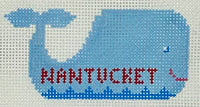 Nantucket Whale Ornament
